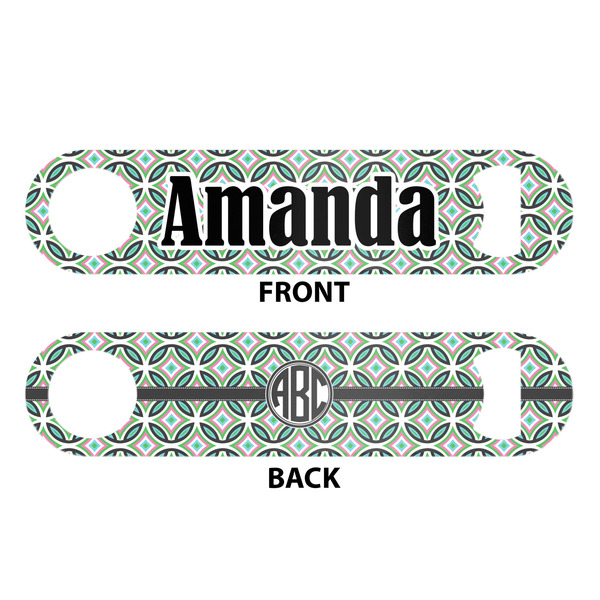 Geometric Circles Bar Bottle Opener - White - Approval