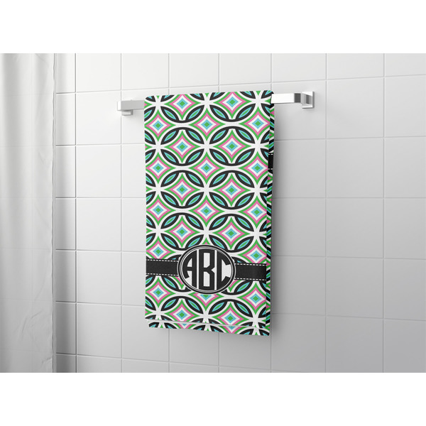 Geometric Circles Bath Towel - LIFESTYLE