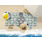 Geometric Circles Beach Towel Lifestyle