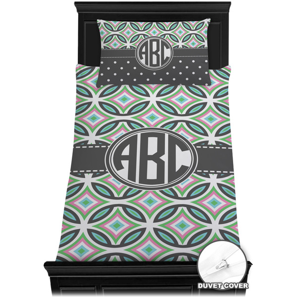 Geometric Circles Bedding Set (TwinXL) - Duvet