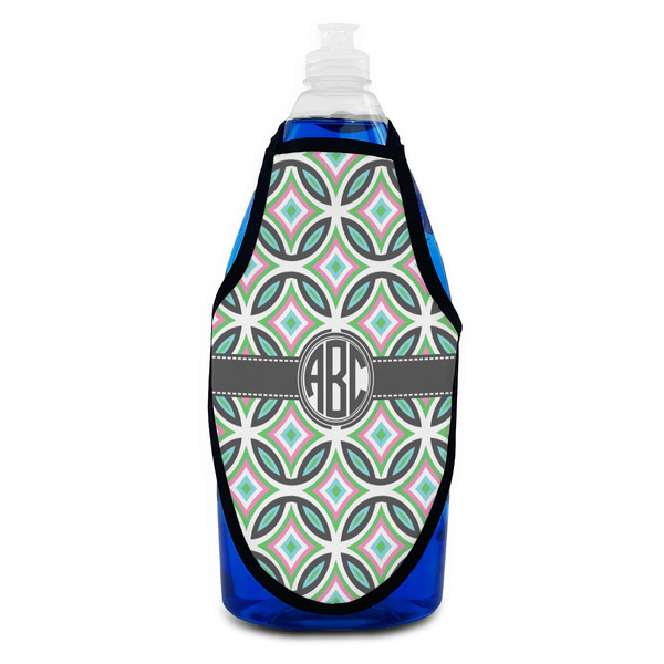Geometric Circles Bottle Apron - Soap - FRONT
