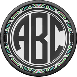 Geometric Circles Cabinet Knob (Black) (Personalized)