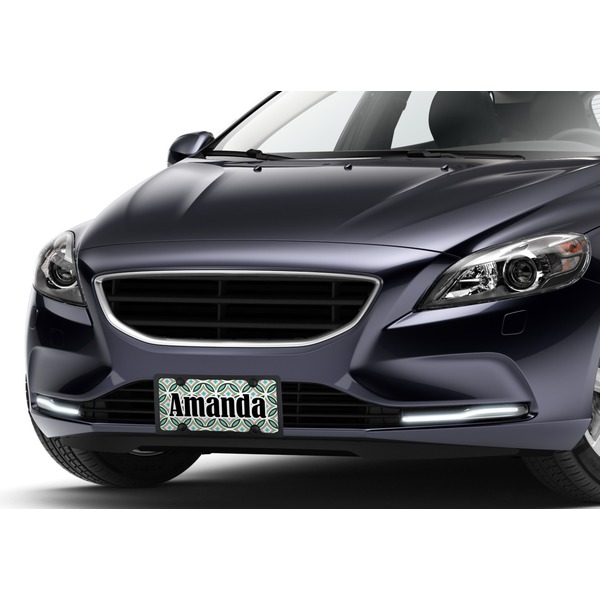 Geometric Circles Car License Plate Lifestyle