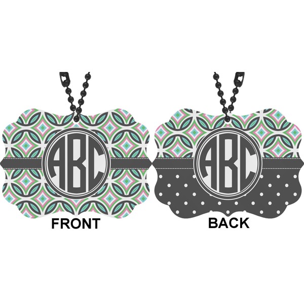 Geometric Circles Car Ornament (Approval)