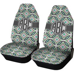 Geometric Circles Car Seat Covers (Set of Two) (Personalized)