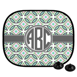 Geometric Circles Car Side Window Sun Shade (Personalized)