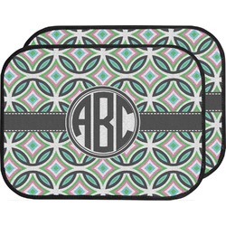 Geometric Circles Car Floor Mats (Back Seat) (Personalized)