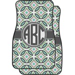 Geometric Circles Car Floor Mats (Front Seat) (Personalized)
