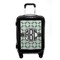 Geometric Circles Carry On Hard Shell Suitcase - Front