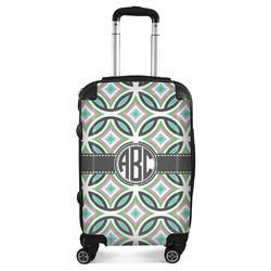 Geometric Circles Suitcase - 20" Carry On (Personalized)
