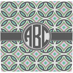 Geometric Circles Ceramic Tile Hot Pad (Personalized)