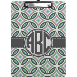 Geometric Circles Clipboard (Personalized)