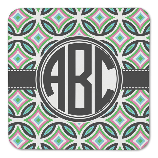 Geometric Circles Coaster Set - FRONT (one)