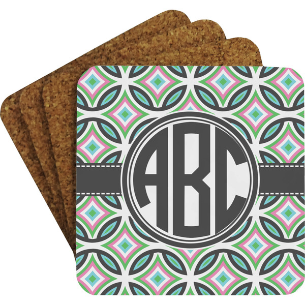 Geometric Circles Coaster Set (Personalized)