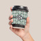 Geometric Circles Coffee Cup Sleeve - LIFESTYLE