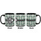 Geometric Circles Coffee Mug - 11 oz - Black APPROVAL