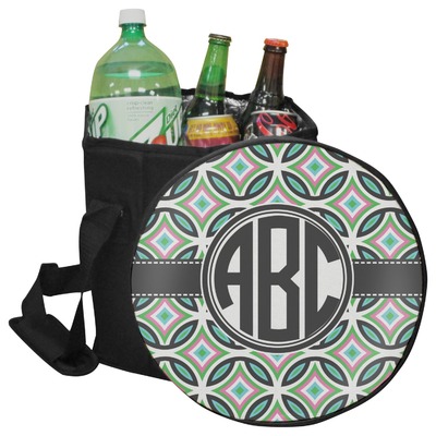 Custom Geometric Circles Collapsible Cooler & Seat (Personalized)