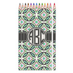 Geometric Circles Colored Pencils (Personalized)