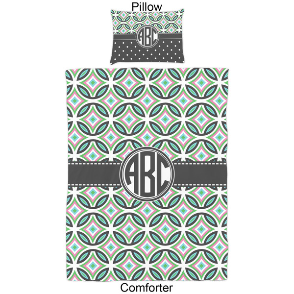 Geometric Circles Comforter Set - Twin - Approval