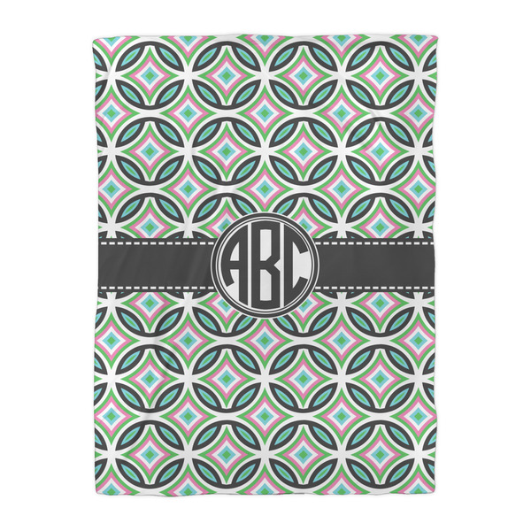 Geometric Circles Comforter - Twin XL - Front