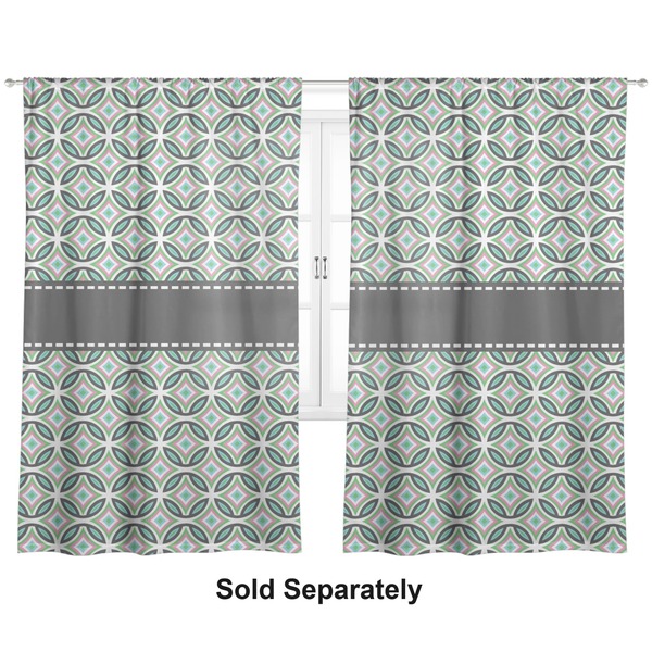 Geometric Circles Curtains