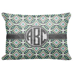Geometric Circles Decorative Baby Pillowcase - 16"x12" (Personalized)
