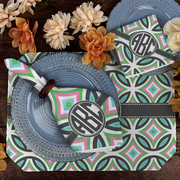 Geometric Circles Dining Set