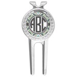 Geometric Circles Golf Divot Tool & Ball Marker (Personalized)