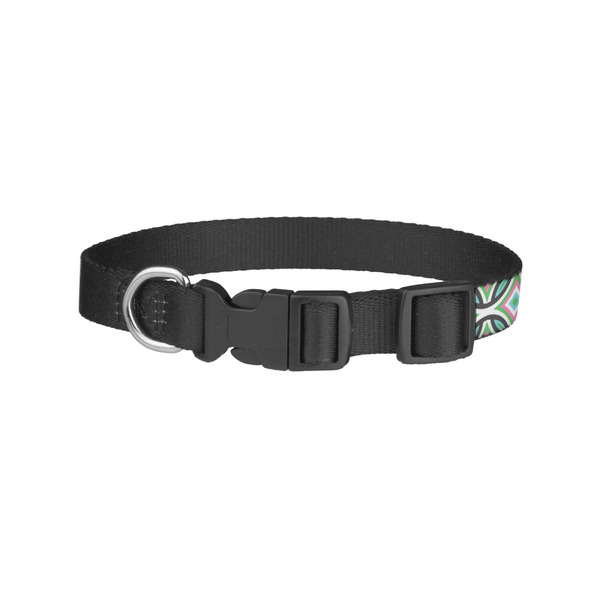 Geometric Circles Dog Collar - Small - Back