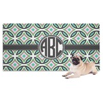 Geometric Circles Dog Towel (Personalized)
