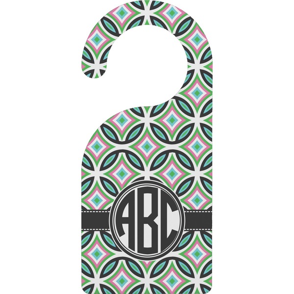 Custom Geometric Circles Door Hanger (Personalized)