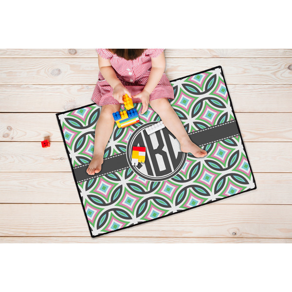 Geometric Circles Door Mats - LIFESTYLE kid