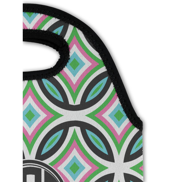 Geometric Circles Double Wine Tote - Detail 1 (new)