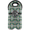 Geometric Circles Double Wine Tote - Front (new)
