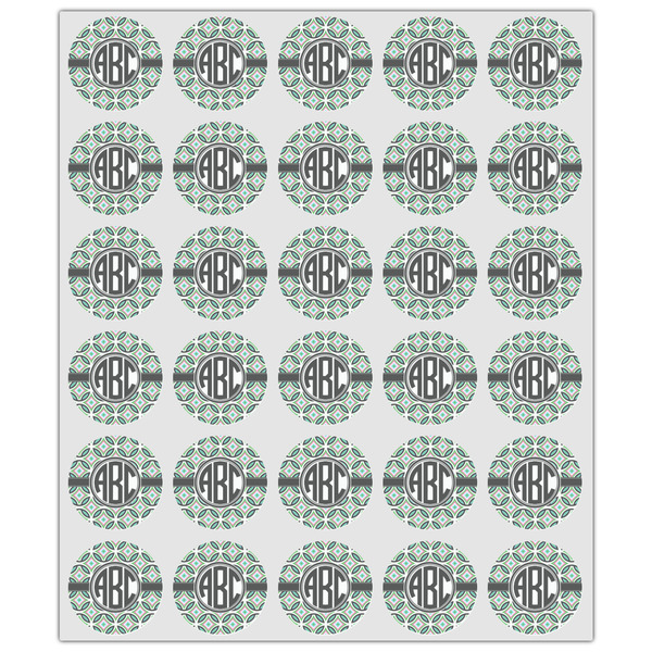 Geometric Circles Drink Topper - XSmall - Set of 30