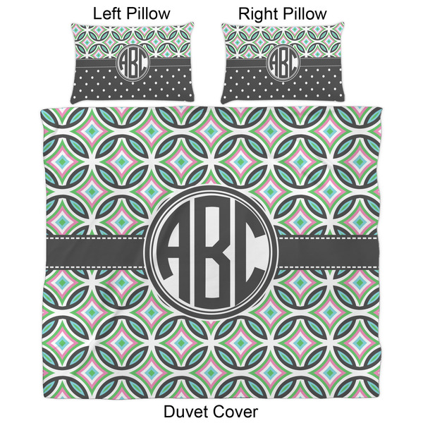 Geometric Circles Duvet Cover Set - King - Approval