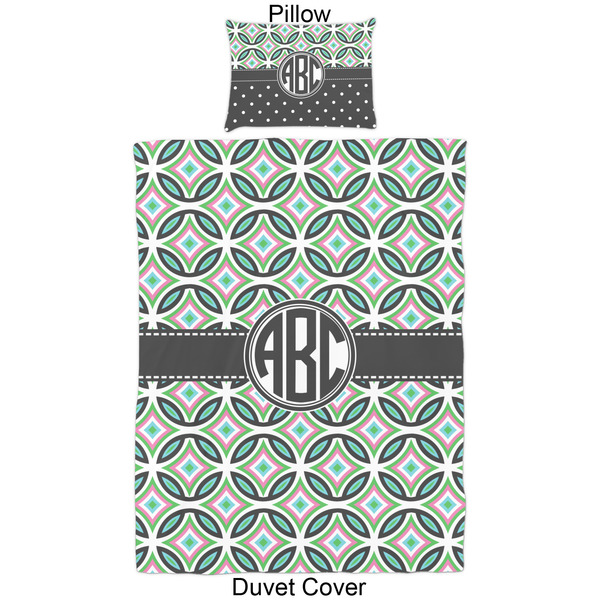 Geometric Circles Duvet Cover Set - Twin - Approval