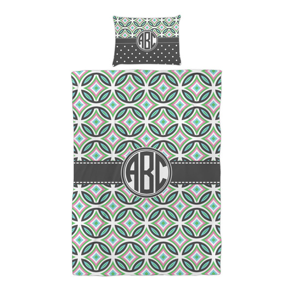 Geometric Circles Duvet Cover Set - Twin XL - Alt Approval