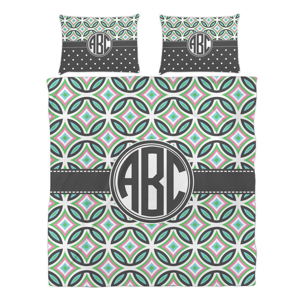 Geometric Circles Duvet cover Set - Queen - Alt Approval