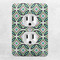 Geometric Circles Electric Outlet Plate - LIFESTYLE