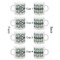 Geometric Circles Espresso Cup Set of 4 - Apvl