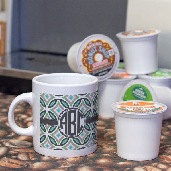 Geometric Circles Espresso Cup - Single Lifestyle