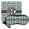 Geometric Circles Eyeglass Case & Cloth (Personalized)