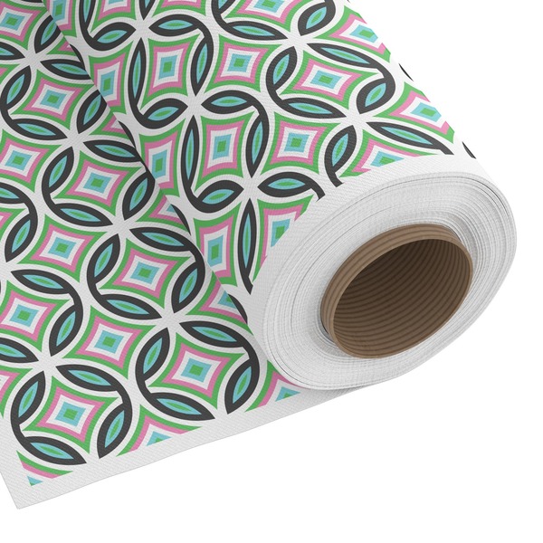 Custom Geometric Circles Fabric by the Yard - Spun Polyester Poplin