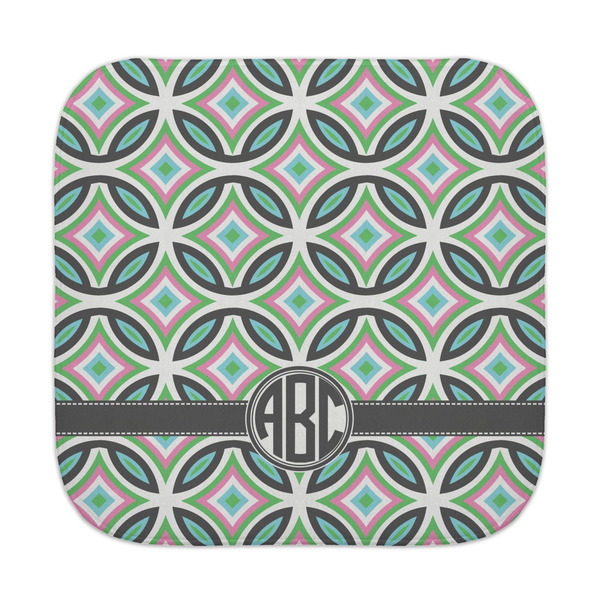 Custom Geometric Circles Face Towel (Personalized)