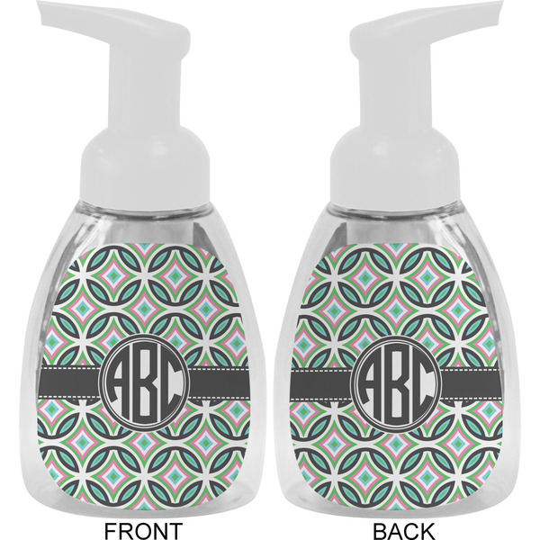 Geometric Circles Foam Soap Bottle Approval - White