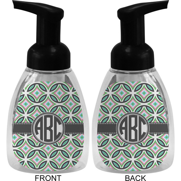 Geometric Circles Foam Soap Bottle (Front & Back)