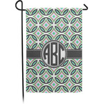 Geometric Circles Garden Flag (Personalized)