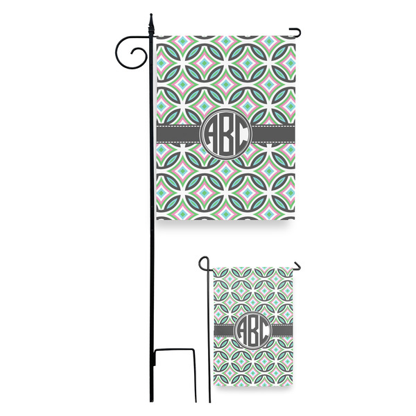 Geometric Circles Garden Flag - PARENT/MAIN