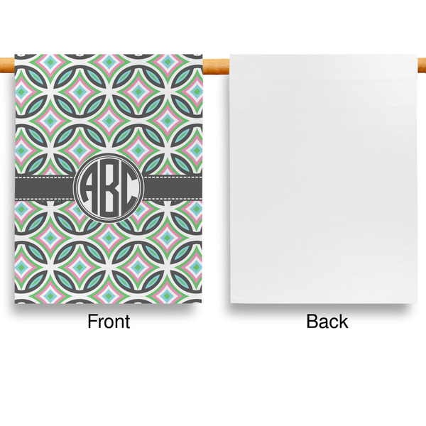 Geometric Circles Garden Flags - Large - Single Sided - APPROVAL